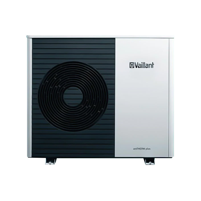 Krachtige en energiezuinige Vaillant Monobloc warmtepomp met lucht/water systeem in compact ontwerp.