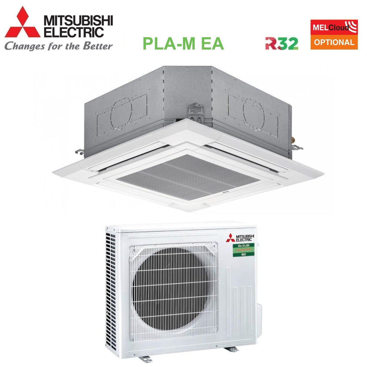 immagine-1-mitsubishi-electric-climatizzatore-condizionatore-mitsubishi-electric-cassetta-90x90-a-4-vie-18000-btu-pla-m50ea-suz-m50va-r-32-wi-fi-optional-con-griglia-inclusa-jpg