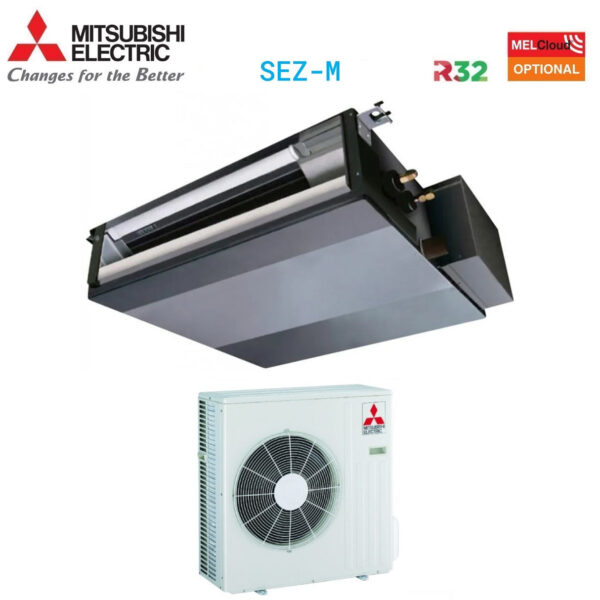 Airconditioning Mitsubishi Electric kanaalomvormer 24000 Btu SEZ-M71DA + SUZ-M71VA R-32 Wi-Fi optioneel