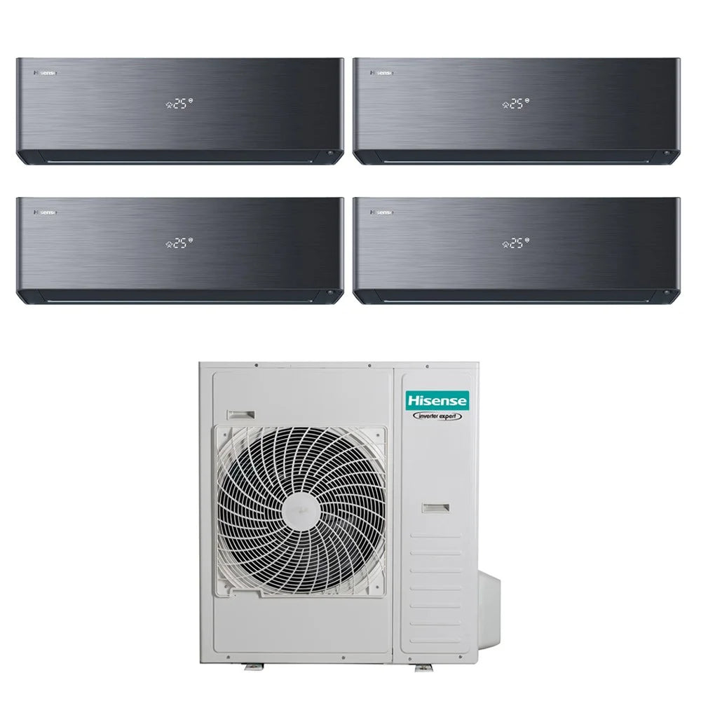 immagine-1-hisense-condizionatore-hisense-quadri-split-inverter-energy-pro-x-black-9999-con-4amw81u4rjc-r-32-wi-fi-integrato