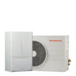 Inverter warmtepomp Immergas MAGIS COMBO 9 V2 R-32 Monofase, inclusief bediening, witte buitenunit.