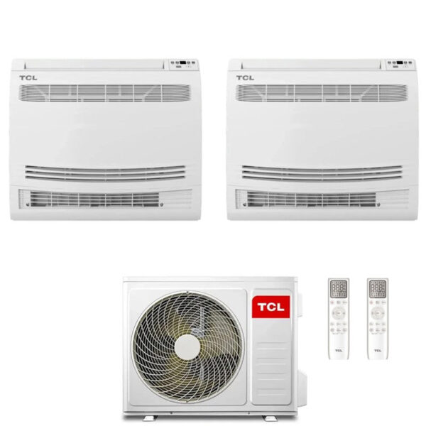 Airconditioner TCL Dual Split Inverter Console 18+18 met MT3240 R-32 Wi-Fi Geïntegreerd